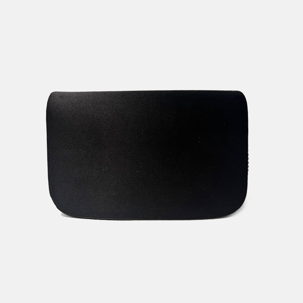 Super Flea Market+Serena Uziyel+Black embellished satin clutch+Toni Garrn1